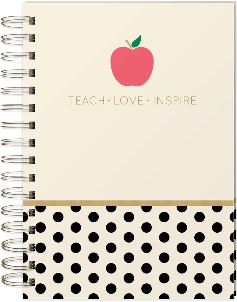 , Hardcover Spiral Journals, Aesthetic Notebooks - 250 Lined Pages, 6.75" x 8"