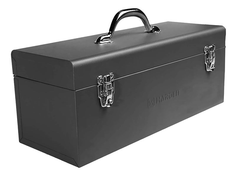 Harden Professional Compact Size Hand-Away Tools Set Box with Electro-Powder Coated Anti-Rust Surface, Reinforced Handles & Heavy-Duty Metal Latch - 520102 - Image 1