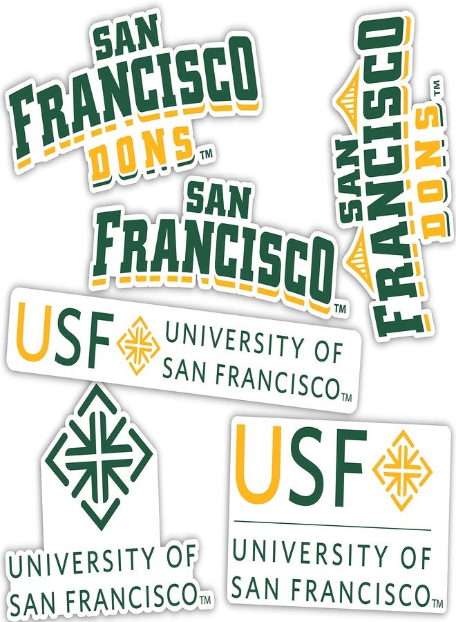Desert Cactus University of San Francisco Sticker Dons Sticker Vinyl Decals Laptop Water Bottle Car Scrapbook Sheet T2 (Type 2) - Image 1