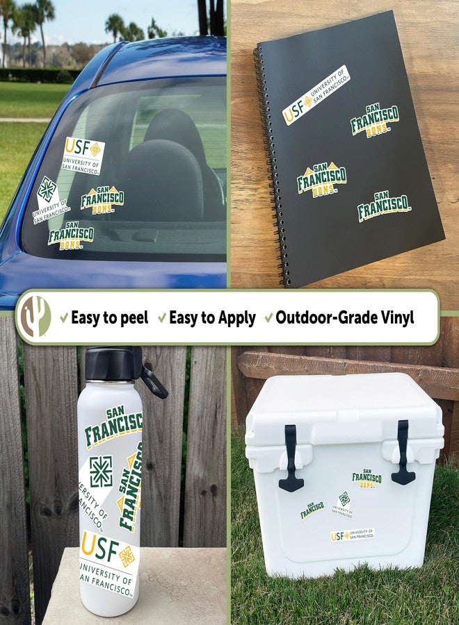 Desert Cactus University of San Francisco Sticker Dons Sticker Vinyl Decals Laptop Water Bottle Car Scrapbook Sheet T2 (Type 2) - Image 2
