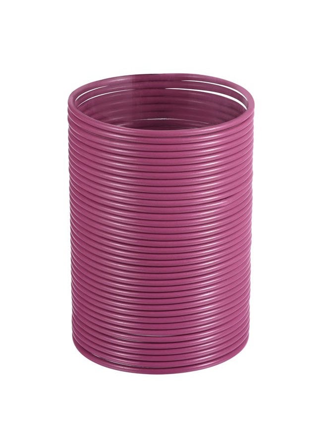 PATIKIL - Wicker Repair Kit, Round Synthetic Fix Kit Vinyl Plastic Rattan Replacement for Garden Furniture Rattan Chair Sofa Couch Basket 1.1 LB, Pink - Image 1
