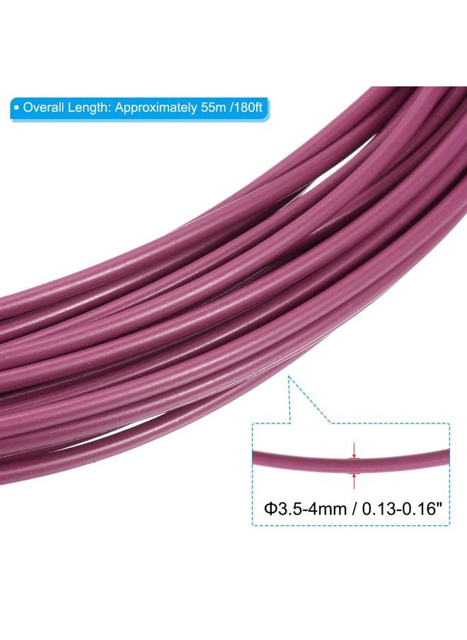 PATIKIL - Wicker Repair Kit, Round Synthetic Fix Kit Vinyl Plastic Rattan Replacement for Garden Furniture Rattan Chair Sofa Couch Basket 1.1 LB, Pink - Image 1