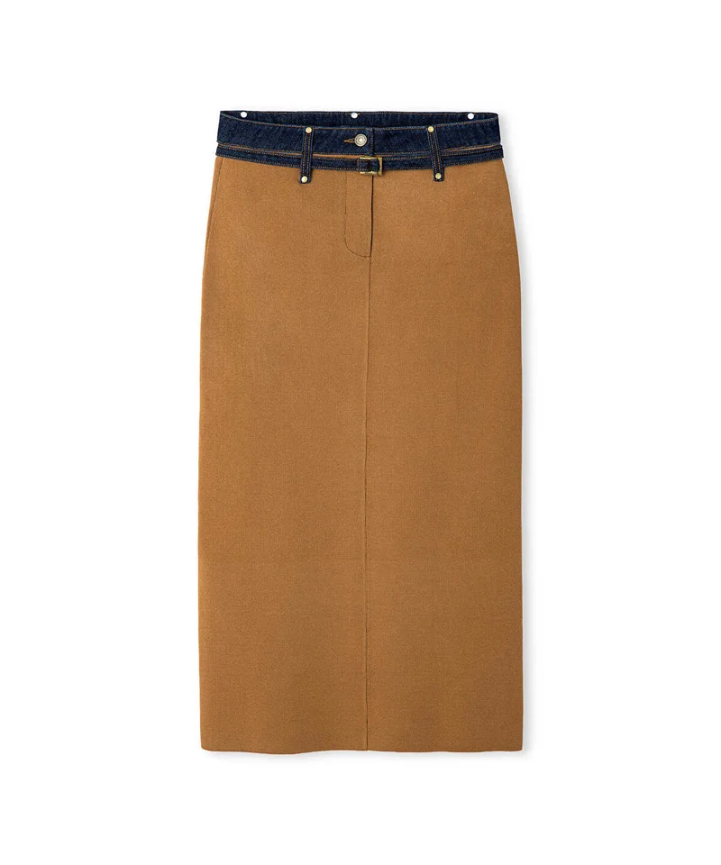 Ipekyol  Belted Combination Skirt for Women | Best Price UAE