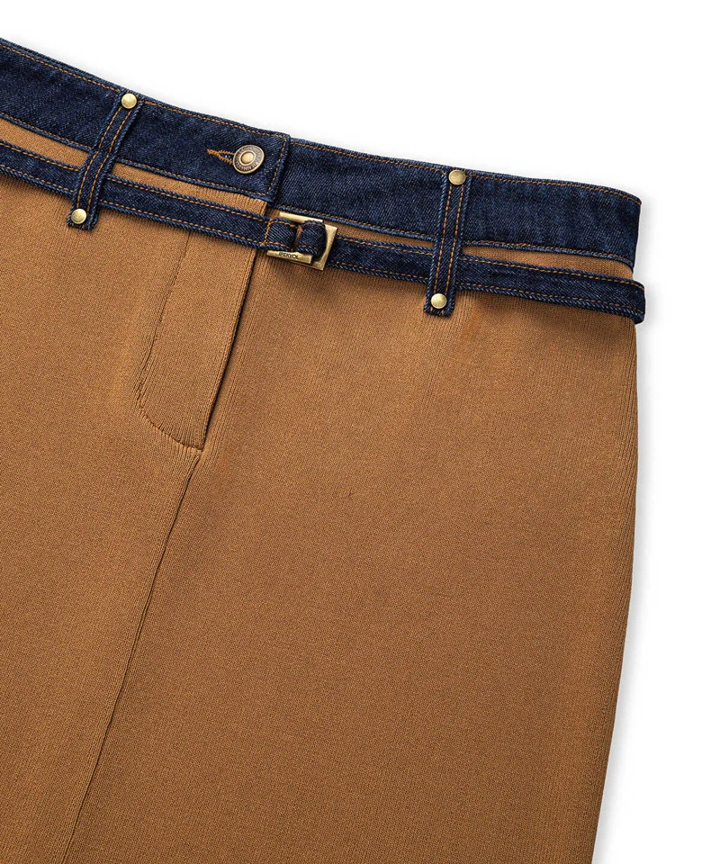 Ipekyol  Belted Combination Skirt for Women | Best Price UAE