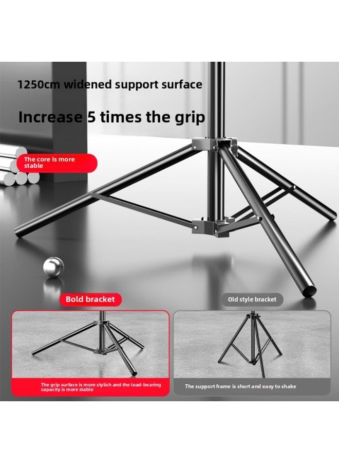 Loquat Mobile Phone Selfie Stick Tripod Live Camera Telescopic Bracket Artifact 360 Automatic Rotation Portable Multifunctional Blue-color:【1.7m Thick Bracket】 Single Camera + Rotating Gimbal  - Image 3