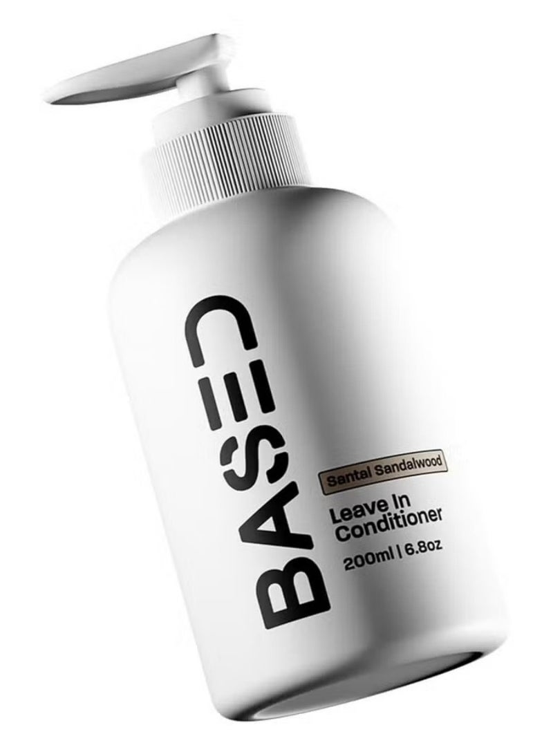 Based Bodyworks Premium Leave-In Conditioner for Men - Instant Frizz Control u0026 Hydration - 6.8oz Weightless Formula for Healthy, Smooth Hair - Image 1