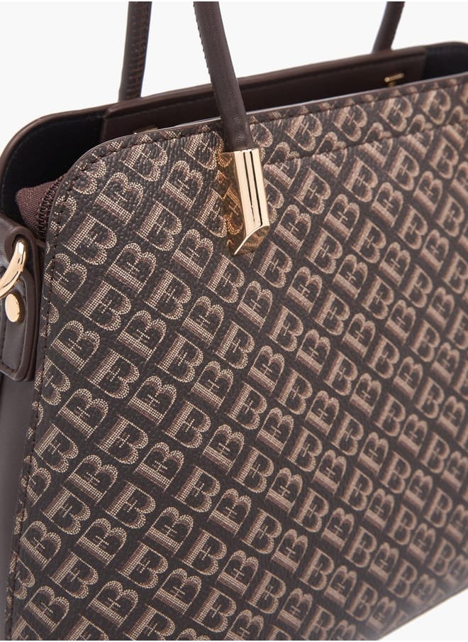 Flora Bella By Shoexpress Womens Textured Totebag With Zip Closure And Detachable Strap  - Image 5