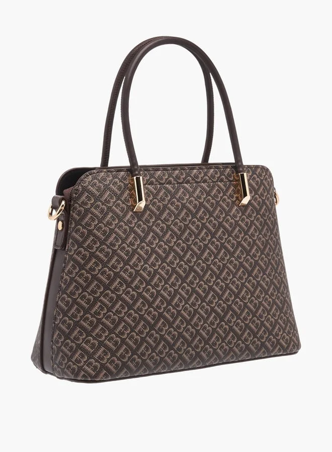 فلورا بيلا من شو إكسبرس Womens Textured Totebag With Zip Closure And Detachable Strap