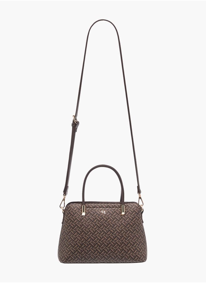 Flora Bella By Shoexpress Womens Textured Totebag With Zip Closure And Detachable Strap  - Image 2