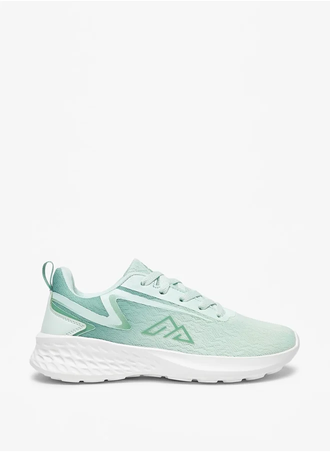 شو اكسبرس Textured Lace-Up Sports Shoes