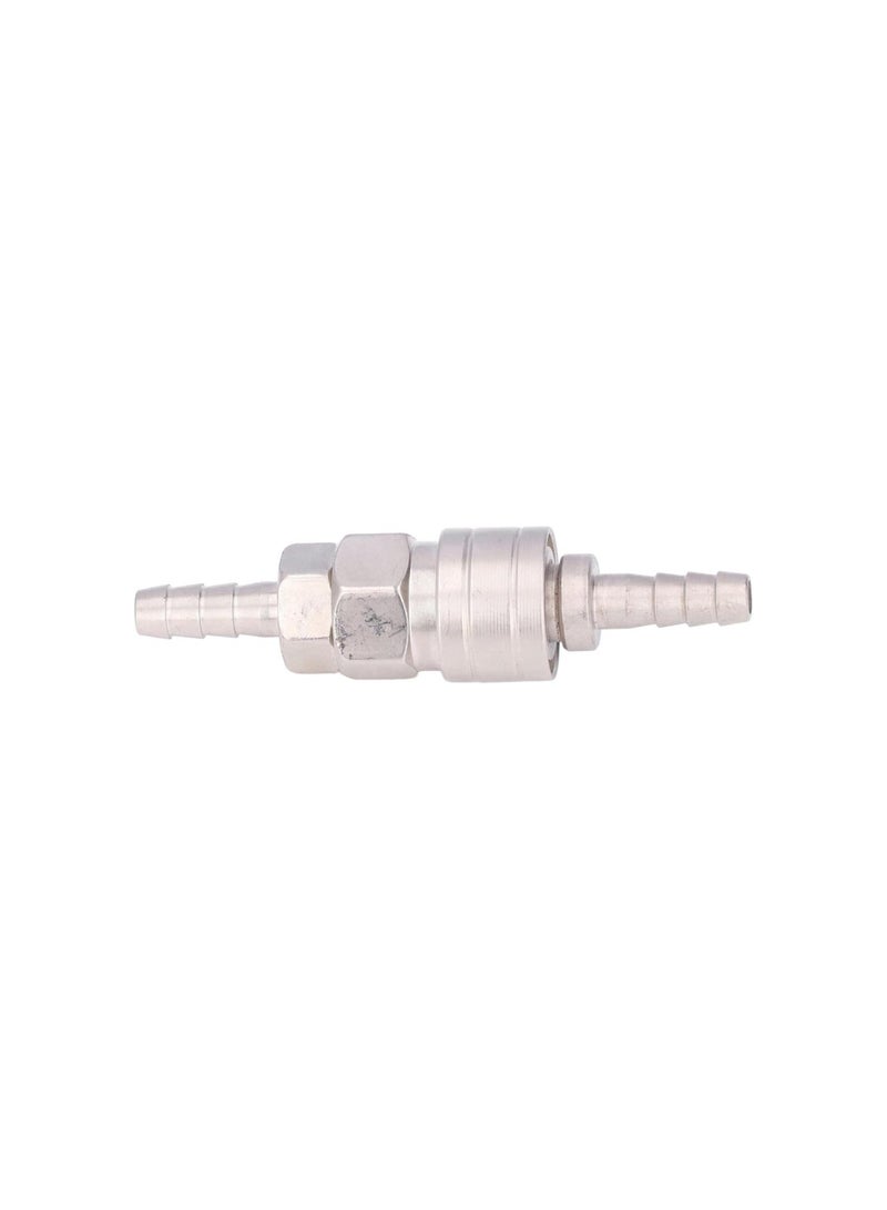 silvercnc Plated Stainless Steel Air Coupler Self Locking Quick Connect Air Hose Fittings for Industrial and Automotive Use (Self-locking quick connect Φ8 long tail) - Image 3