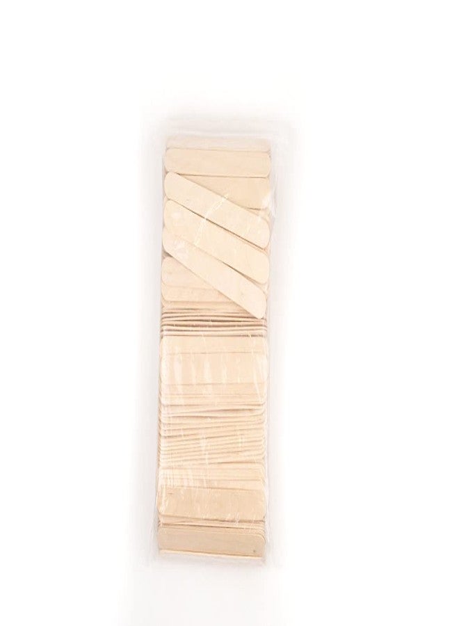 HUINI 300 Count Salon Waxing Hair Removal Large Wooden Spatulas Wax Applicator 6 x 3/4in - Image 5