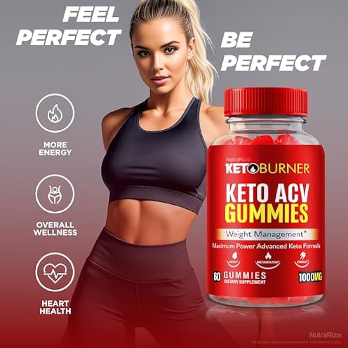 NutraRize Keto Burner Keto ACV Gummies for Weight Loss, All Natural Keto Plus Apple Cider Vinegar Gummy, Advanced Keto Formula, Official Brand Reviews (60 Gummies) - Image 4