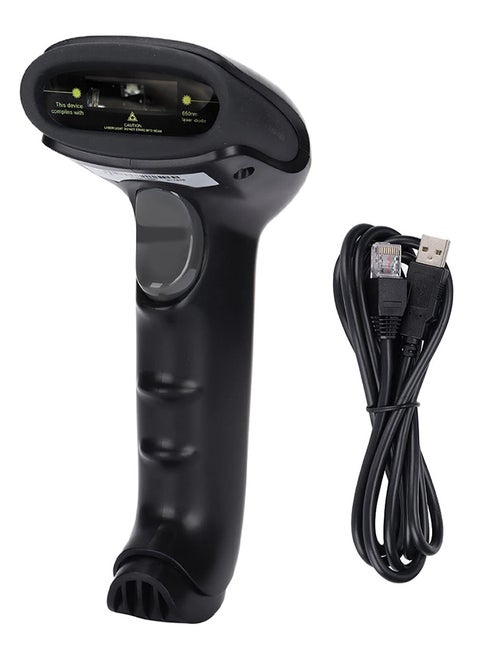 X 9900 1D Bluetooth Wireless Barcode Scanner – Efficient 1D Laser Scanning for Warehouse and Supermarket Use (Black)