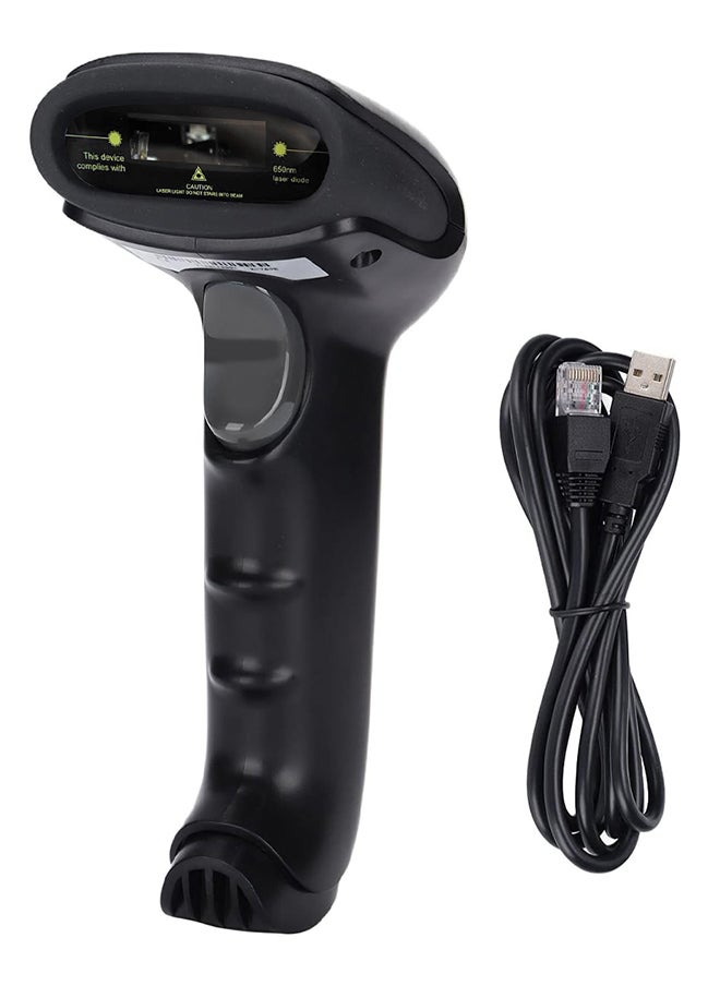 MARGOUN X 9900 1D Bluetooth Wireless Barcode Scanner – Efficient 1D Laser Scanning for Warehouse and Supermarket Use (Black)  - Image 1