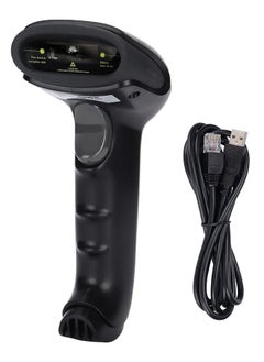 MARGOUN X 9900 1D Bluetooth Wireless Barcode Scanner – Efficient 1D Laser Scanning for Warehouse and Supermarket Use (Black)  - Image 1