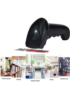 MARGOUN X 9900 1D Bluetooth Wireless Barcode Scanner – Efficient 1D Laser Scanning for Warehouse and Supermarket Use (Black)  - Image 2
