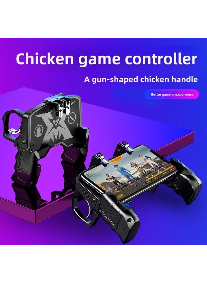 K21 Chicken Eating Artifact Game Handlebar Physical Key Auxiliary Machine Peace Chicken Eating Cross Border-Product Color:K21  - Image 2