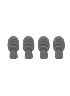 Thoraya 4Pcs Drum Stick Practice Tip Portable Silicone Mute Drumstick for Beginner Practicing  - Image 1