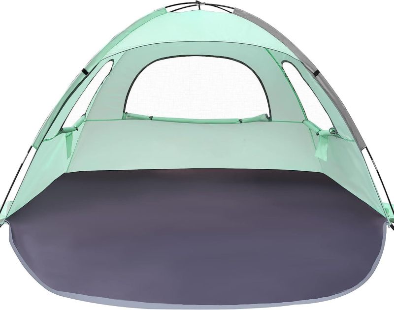 Camping Tent 210*140*115CM Portable Design - Breathable Waterproof Material Family Camping Tent for Outdoor Beach National Park Group Vacations - Image 1