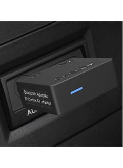 Bluetooth 5.0 Adapter for KIA, AUX Music Audio Transmitter 5.0 Bluetooth Transmitter with 3.5mm Jack Audio Adapter Stereo Jack Bluetooth Transmitter USB iPhone iPad Smartphone Android Phone Car Kit