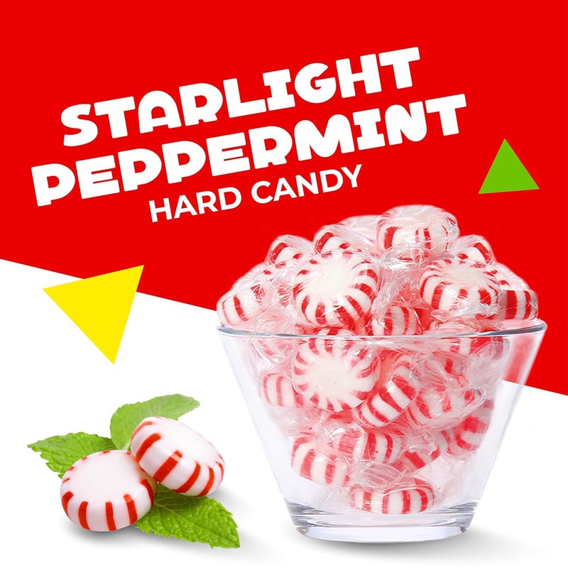 LAETAFOOD Arcor Starlight Peppermint Mints | 1 Pound Bag - Approx. 75 Count | Hard Candy | Individually Wrapped - Image 3