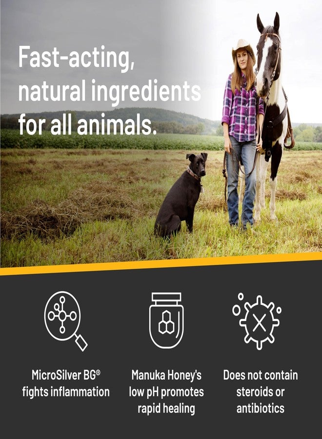 Absorbine Silver Honey Rapid Skin Relief Medicated Shampoo, Medical Grade Manuka Honey & MicroSilver BG, Rejuvenating, Soothing & Hydrating, 16 fl oz - Image 4