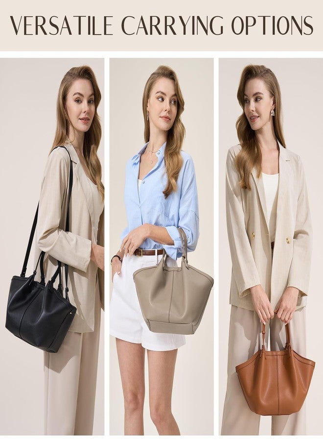 CHUNLI Trendy Top Handle Tote Bags for Women with Large Capacity, Ideal Purses and Shoulder Handbags for Work and Casual - Image 4