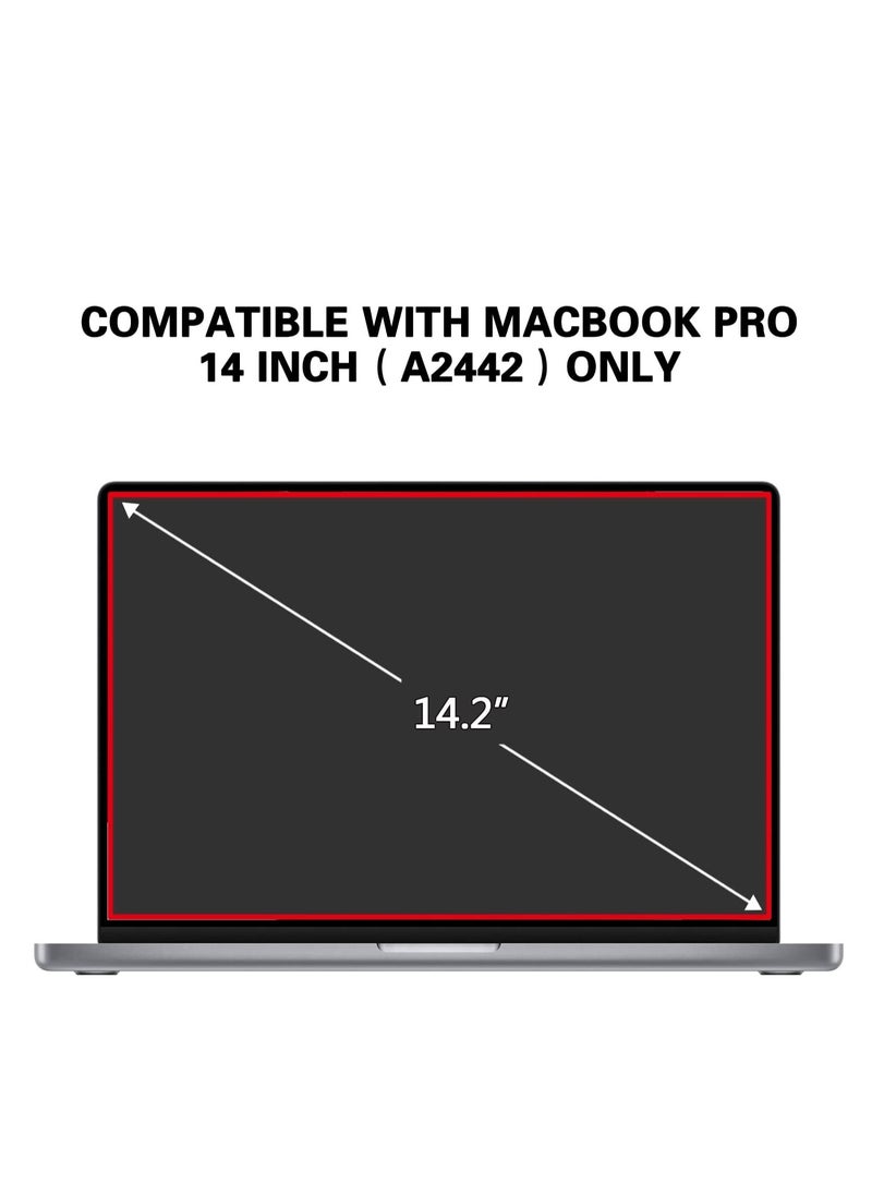 1Pack Anti Blue Light Laptop Matte Screen Protector Compatible with MacBook Pro 14 inch M4/M3/M2 /M1 Pro Max with Model A3112/A3185/A3401/A2918/A2992/A2442/A2779 ,Anti Glare & Reduce Eye Strain