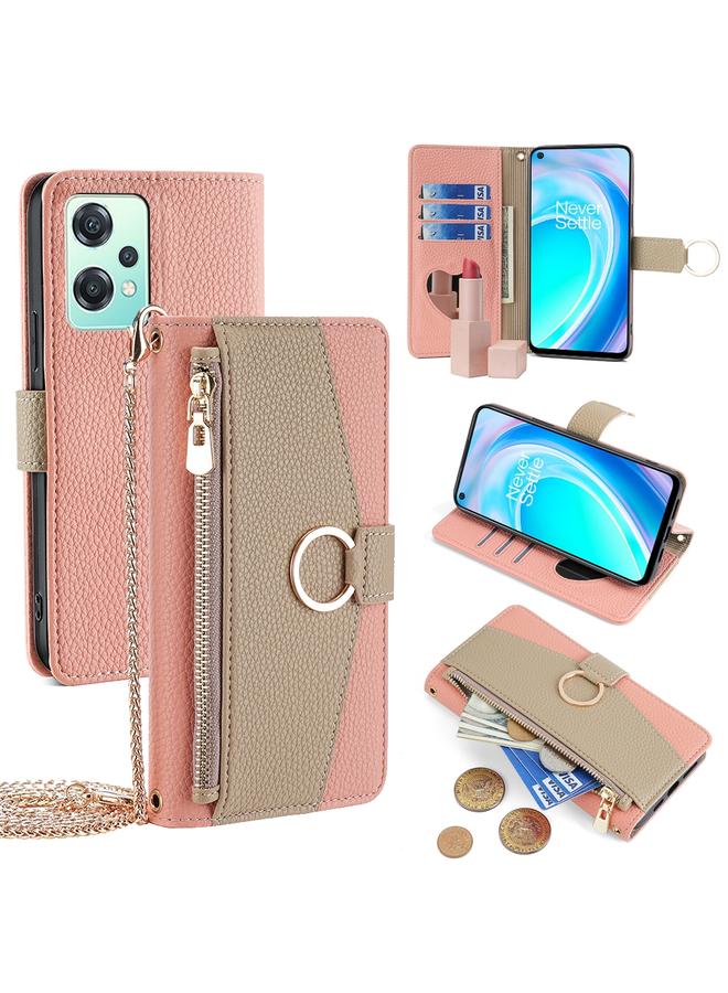 اس-توب جراب هاتف OnePlus Nord CE 2 Lite 5G Crossbody جلدي بملمس الليتشي - Image 1