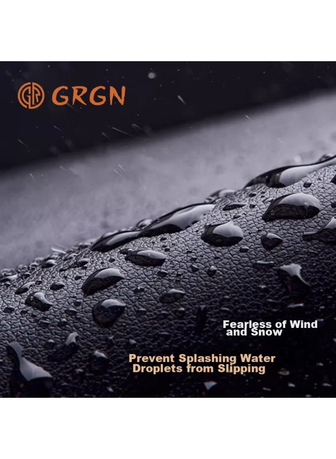 GRGN Genuine Leather Gloves For Men, Winter Riding And Driving, Thickened, Warm, Cold-Proof, Anti-Freeze, Sheepskin Gloves [Gift Box Set] - Image 4