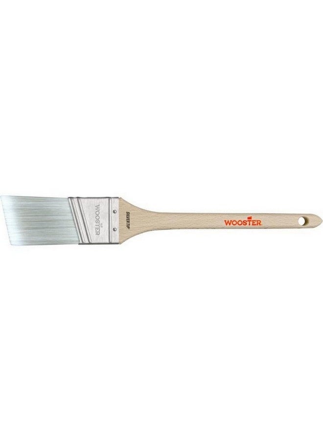 Wooster Silvertip Thin Angle Wall Paint Brush Beige and Silver 1.5 Inch 0052240014 - Image 2
