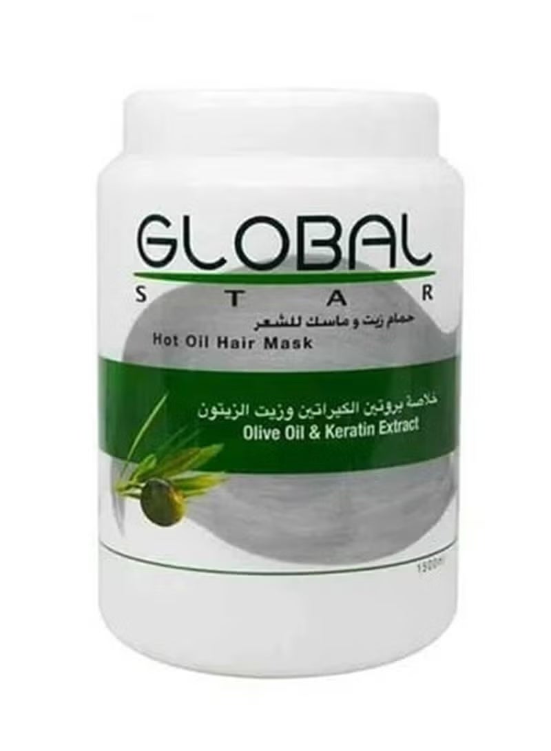 جلوبال ستار ماسك للشعر بخلاصة زيت الزيتون 1500مل