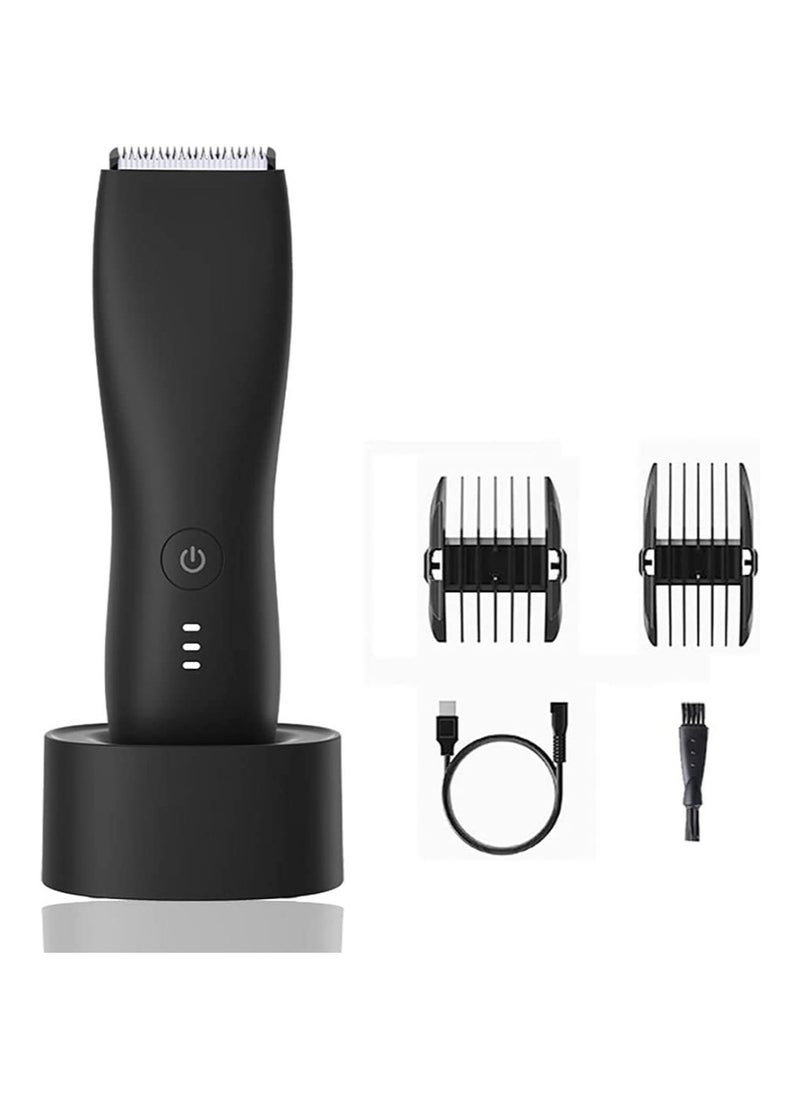 Generic - Waterproof Body Hair Trimmer with Charging Base - Image 1