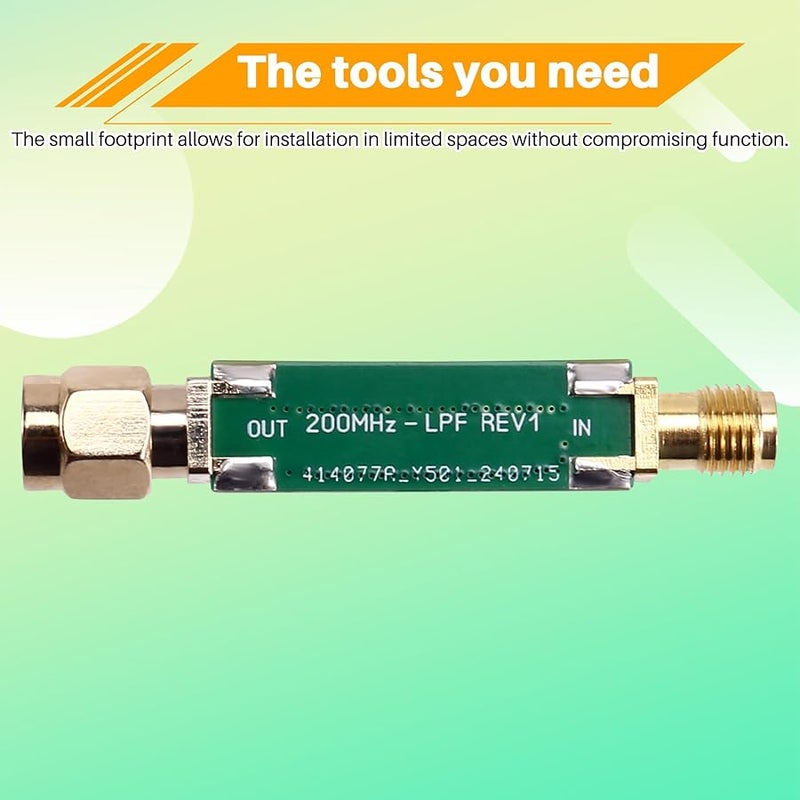 200MHz Low Pass Filter For FM Aviation V Band Walkie Talkie Receive Signals - Image 5