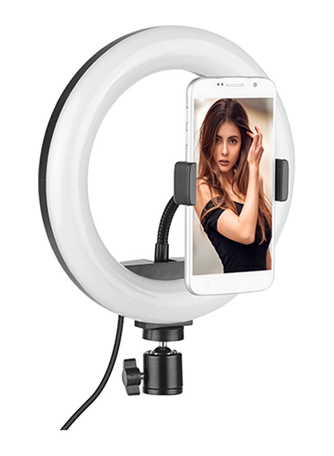 Loquat LED Ring Light Fill-In Lamp Black/White - Image 1