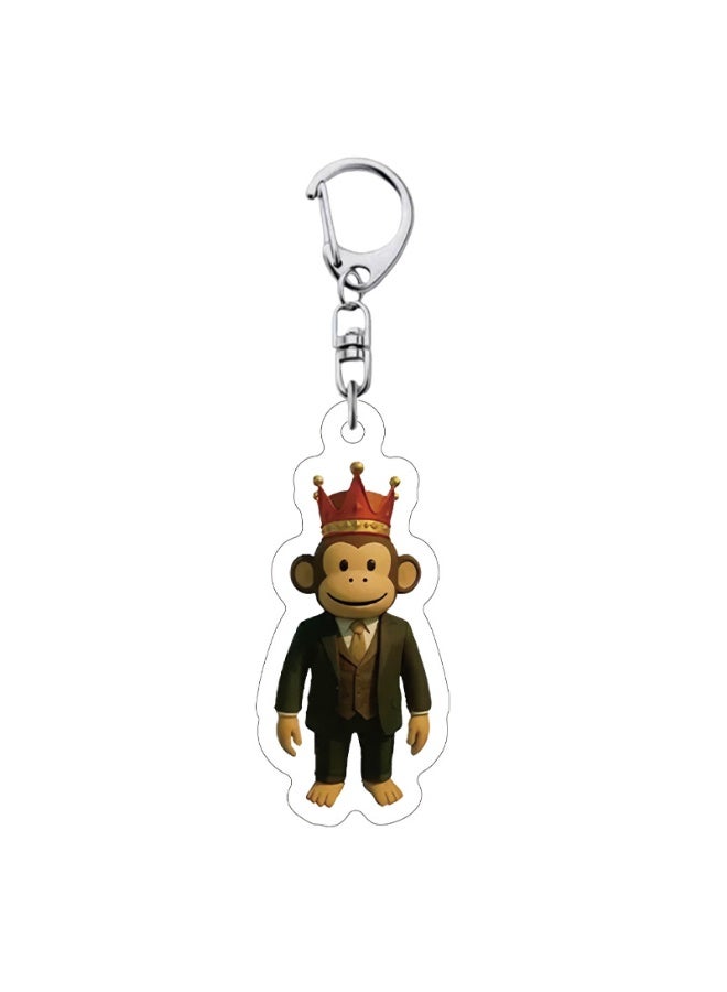 ROBLOX Steal a Brainrot / Italian Brainrot 10-Piece Acrylic Keychain Set - Roblox Meme Game Character Pendant Key Ring - Image 5