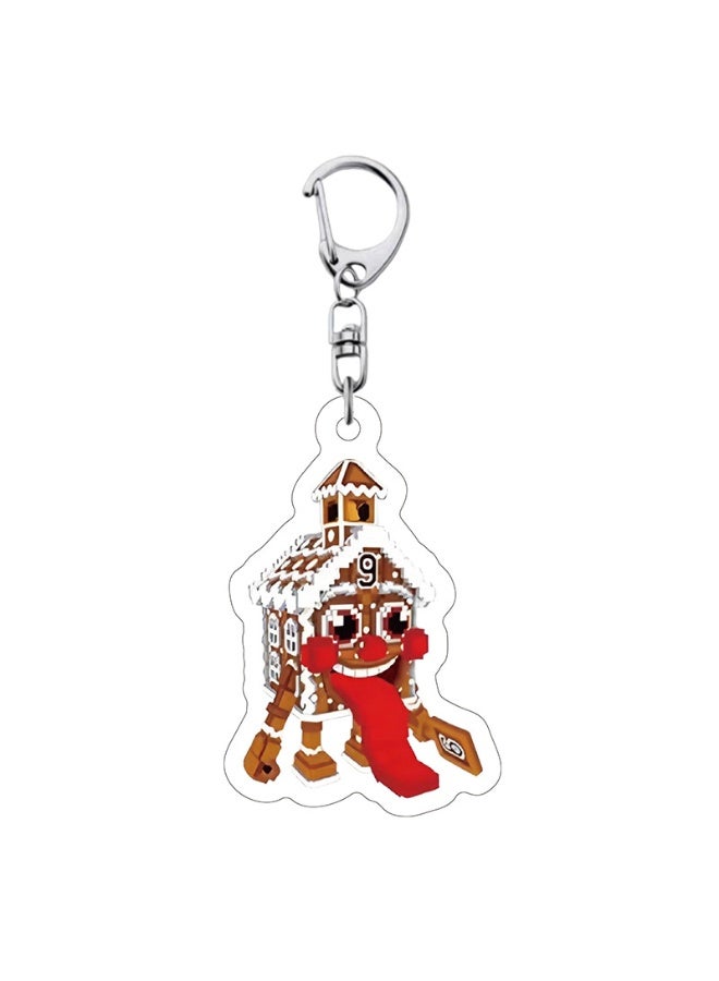 ROBLOX Steal a Brainrot / Italian Brainrot 10-Piece Acrylic Keychain Set - Roblox Meme Game Character Pendant Key Ring - Image 4