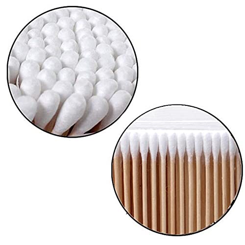 Aternal 300 Pieces Wooden Ear Cleaning Buds Double Tip Cotton Swabs Ear Wax Cleaner Multipurpose Personal Care Buds - Image 3