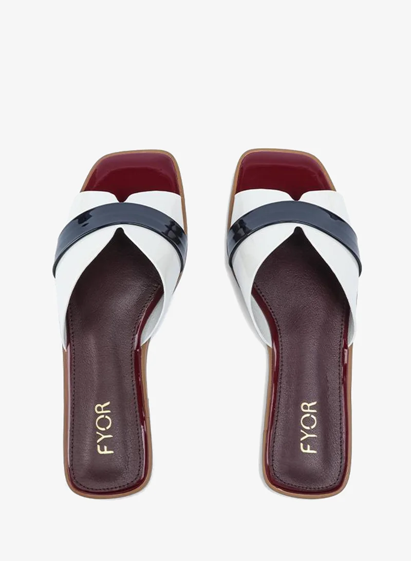 Fyor  The Luxe Polished Flat Slide AJ 016 for Women | Best Price UAE