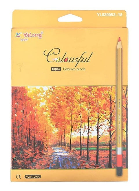 Wooden Color Set Of 18