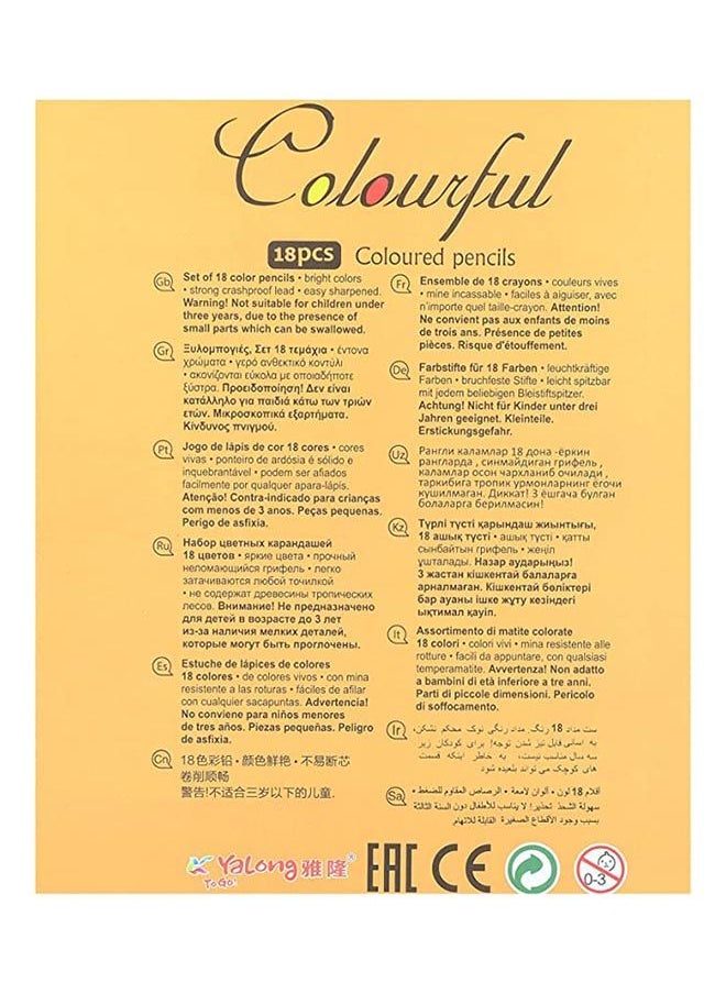 YALONG - Wooden Color Set Of 18 - Image 1