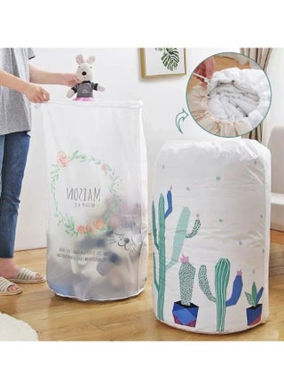 Multi-use storage organizer for storing quilts, toys, and clothes with a portable drawstring, multi-colored, 85*45 cm - pzsku/ZF5E74043C03303D588EBZ/45/1746524108/3367fbcd-6275-4dff-a28b-a27dd4df5e1a
