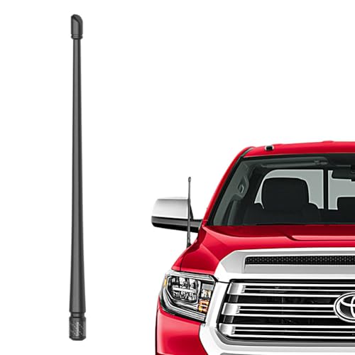 RYDONAIR Short Antenna Compatible with Toyota Tundra 2014+ & Toyota Tacoma 1995+, Internal Copper Coil for Enhanced Reception, 13 inches Flexible Rubber Antenna Replacement - Image 1