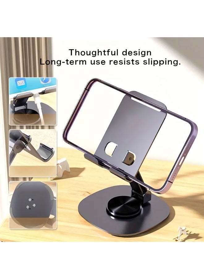 Foldable iPhone and iPad Stand - Adjustable Tablet, Office, and Home Mobile Phone Stand, Portable and Compact - Image 5