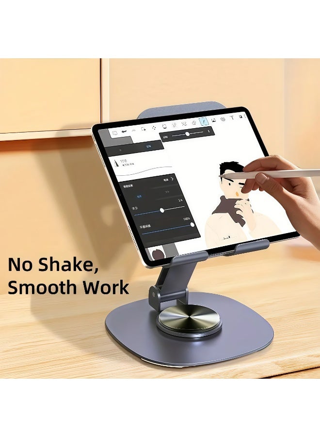 Foldable iPhone and iPad Stand - Adjustable Tablet, Office, and Home Mobile Phone Stand, Portable and Compact - Image 3
