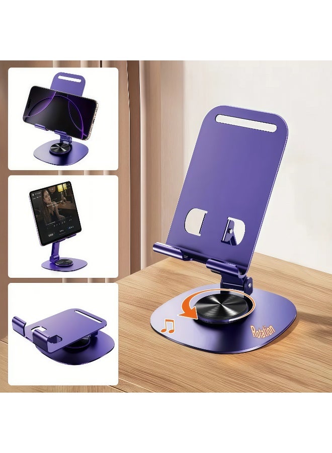 Foldable iPhone and iPad Stand - Adjustable Tablet, Office, and Home Mobile Phone Stand, Portable and Compact - Image 2