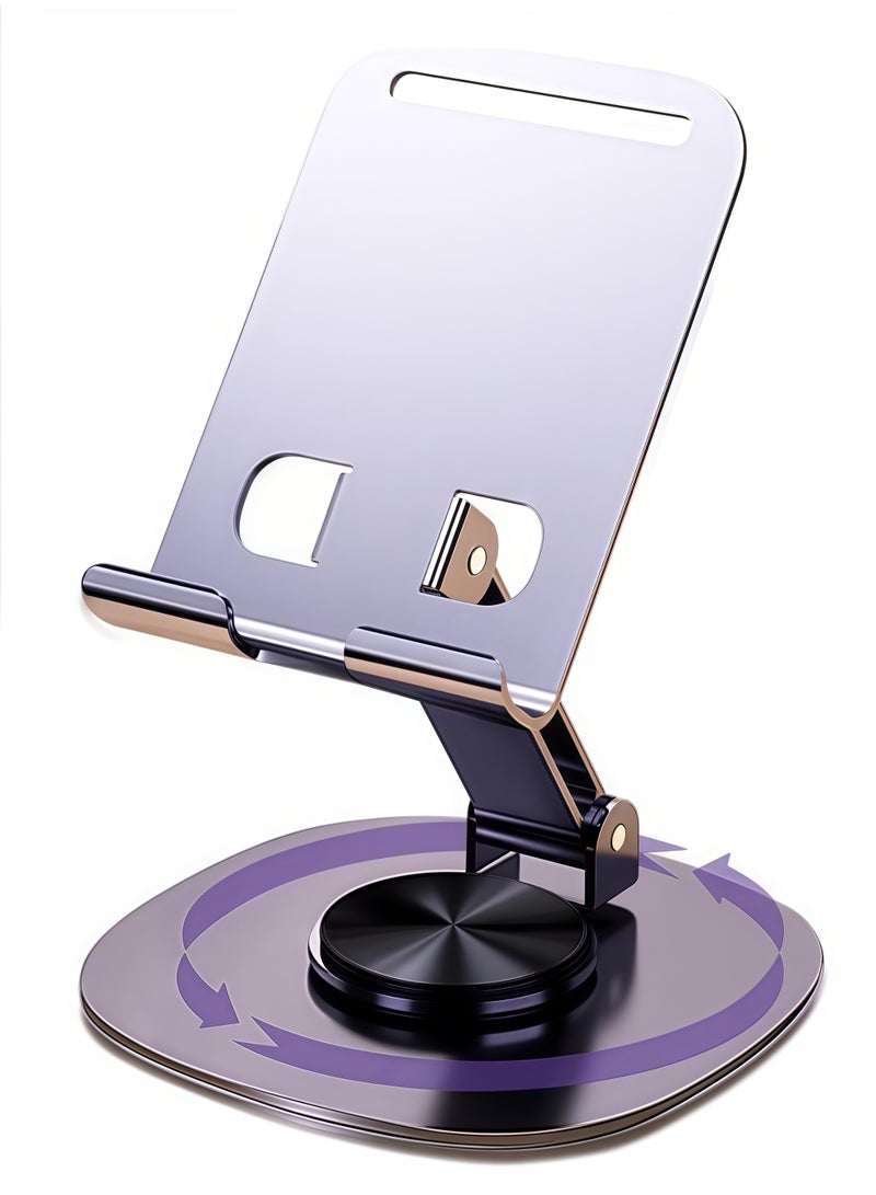Foldable iPhone and iPad Stand - Adjustable Tablet, Office, and Home Mobile Phone Stand, Portable and Compact - Image 1