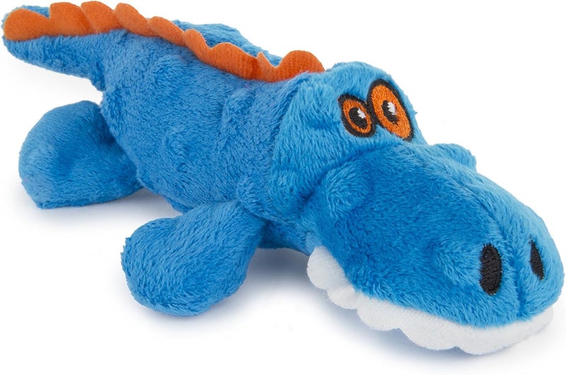 goDog Just For Me Gator Dog Toy, Blue - Image 4