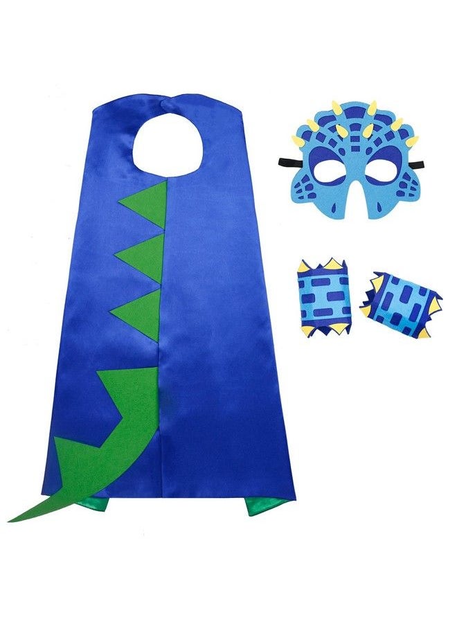 iROLEWIN Toddler Kids Dinosaurcapedragoncostume For Boys Girls And Mask Bracelets As Halloween Dress Up Birthday Party Favors Toys  - Image 2